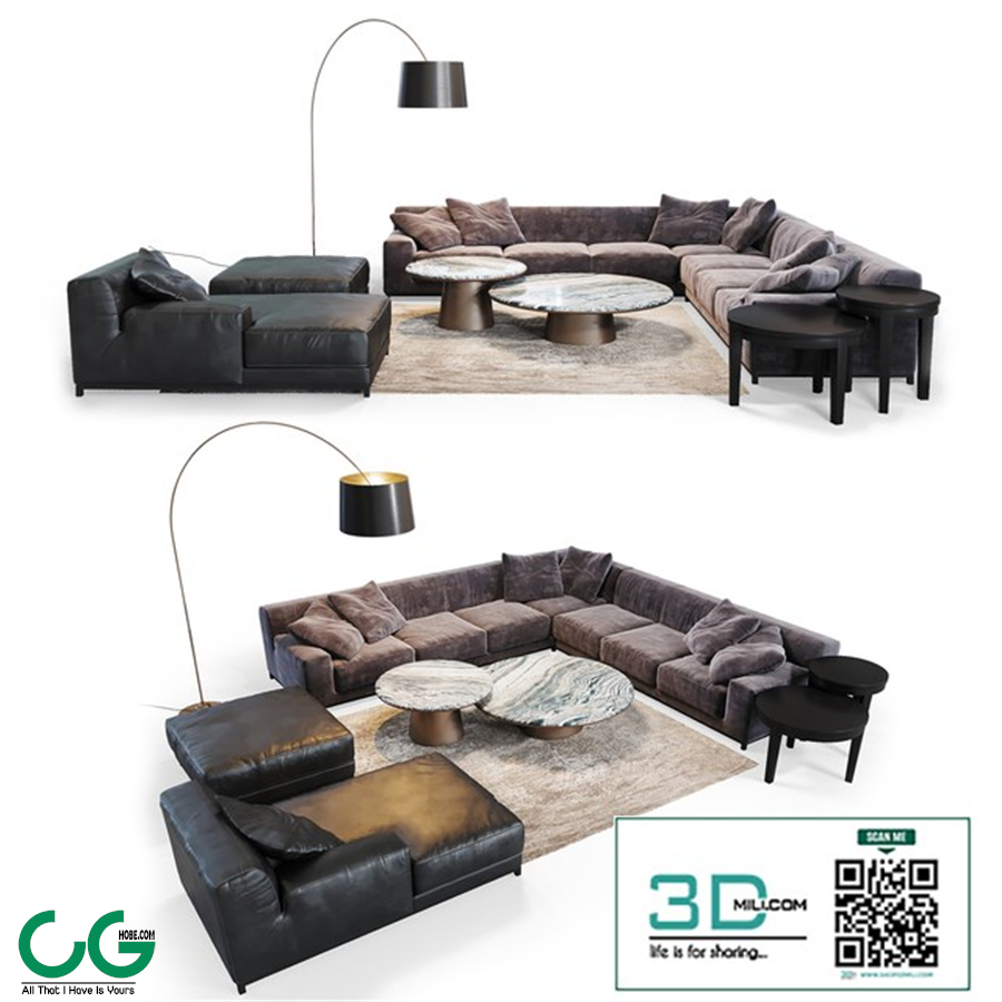 FRIEMAN MODULAR SET BY MERIDIANI
